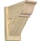 Ekena Millwork Traditional Traditional Rough Sawn Outlooker, Douglas Fir, 8"W x 16"D x 16"H OUT08X16X16TRA01RDF - alternate 1